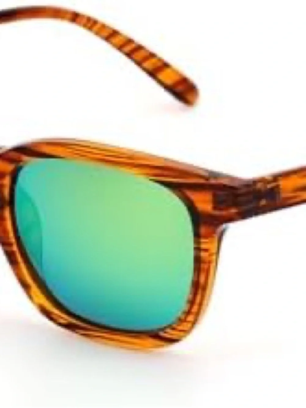 ULLERES KIDS Tortoiseshell Sunglasses with Green Mirror Lenses